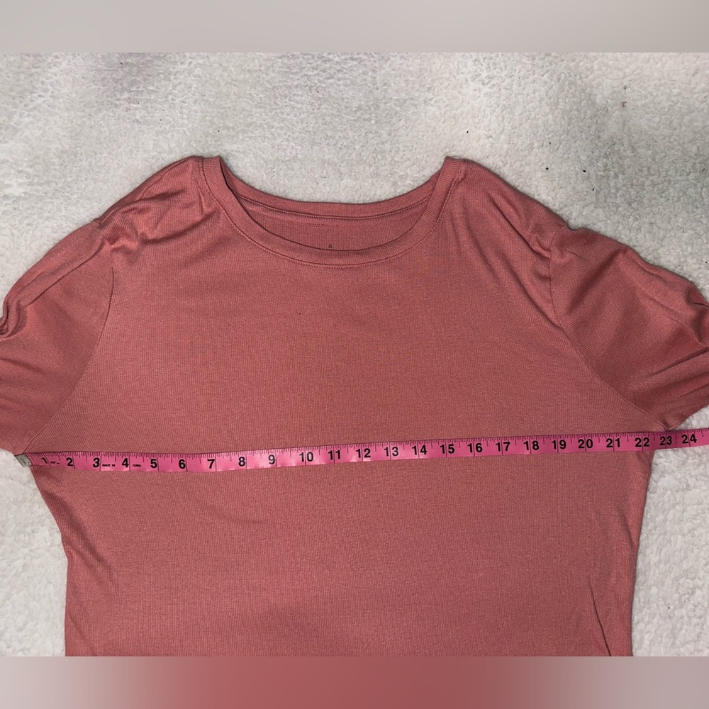 A New‎ Day Pink Ribbed Long Sleeve Top - Picture 6 of 7